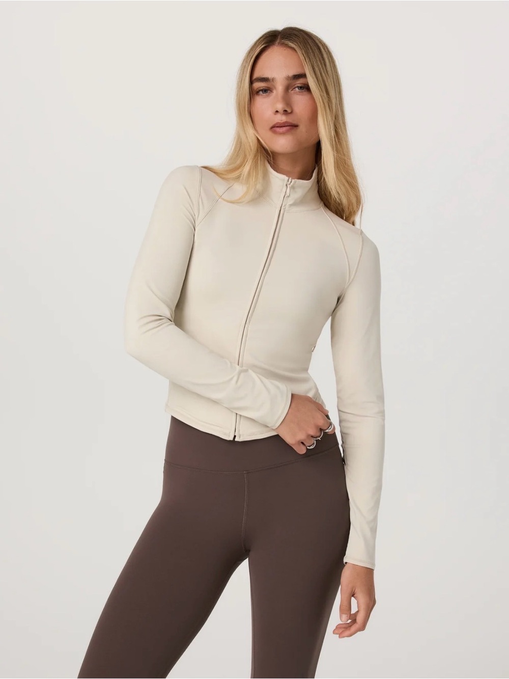 03. Vuori AllTheFeels™ Full Zip in Bone